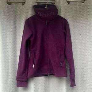 Bench Purple Ski & Snow Jacket with Ribbed Cuffs